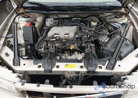 2000 Buick Century Custom из США, поврежденный, VIN 2G4WS52J5Y1300393